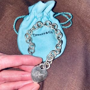 Tiffany and Co K heart bracelet